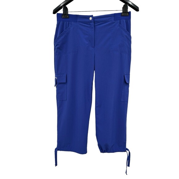 Chico's Pants - Zenergy by Chico's Pants Size 1 8 Women's Crop Capri Cargo Casual Lightweight
